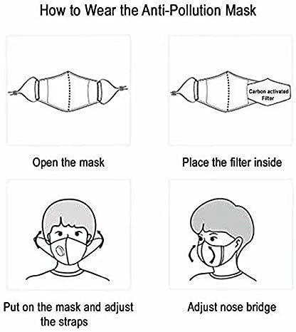 100 Pcs Activated Carbon PM2.5 Mask Filter Paper 5 Layers Replacement PM 2.5 Face Filter Insert - Image 5